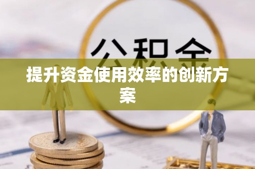 西区提升资金使用效率的创新方案
