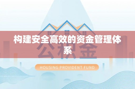 西区构建安全高效的资金管理体系